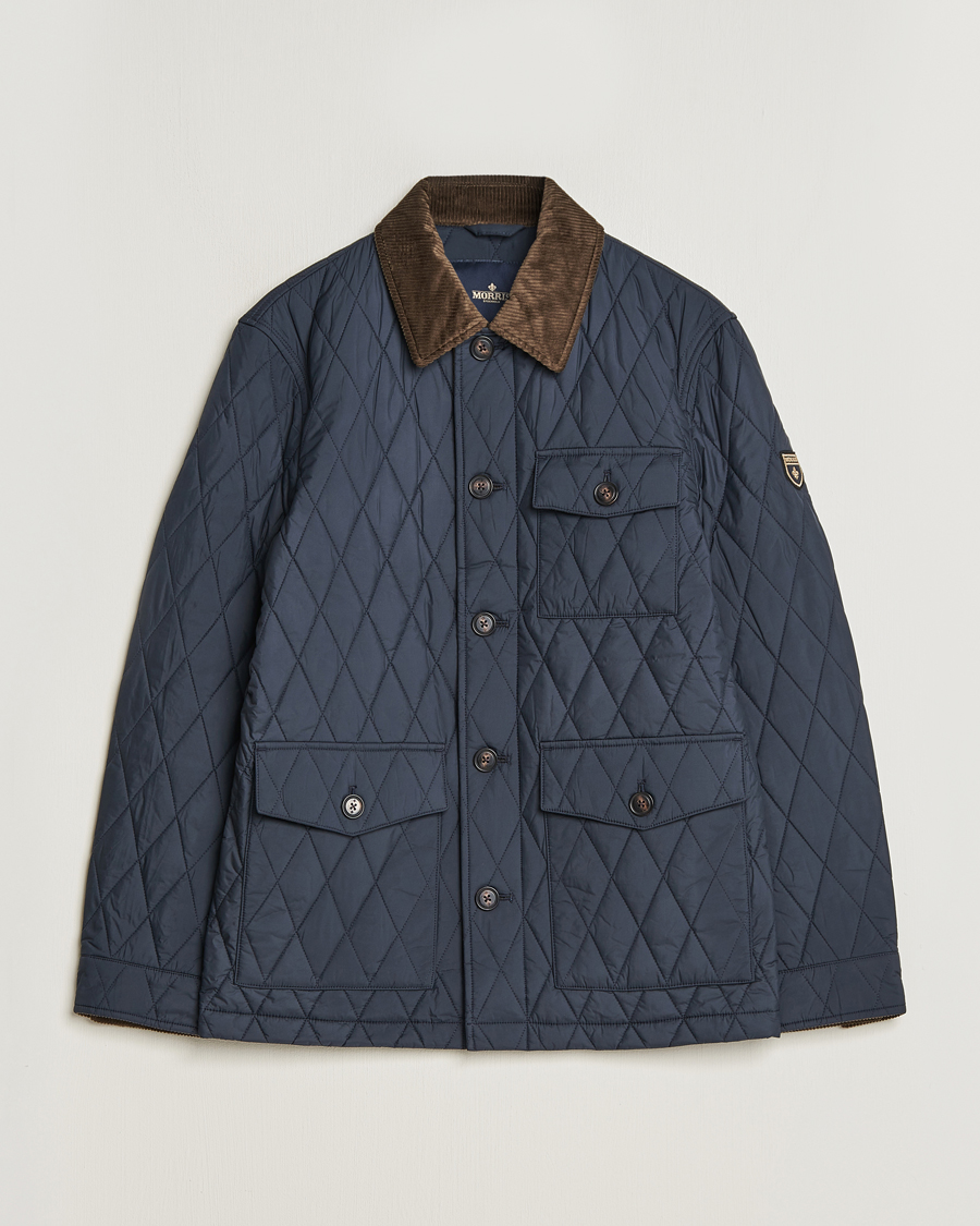 Heren | Jassen | Morris | Thornhill Quilted Jacket Navy