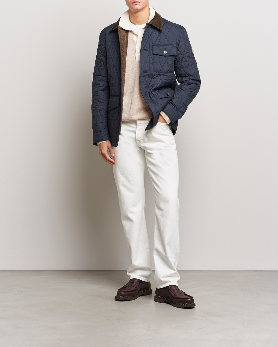 Heren | Jassen | Morris | Thornhill Quilted Jacket Navy