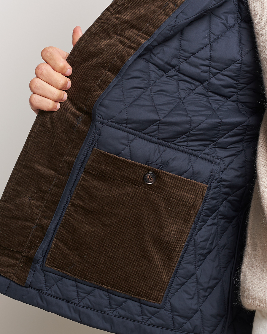 Heren | Jassen | Morris | Thornhill Quilted Jacket Navy
