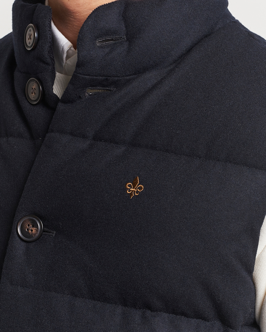 Homme | Manteaux Et Vestes | Morris | Alston Wool Flanell Vest Blue