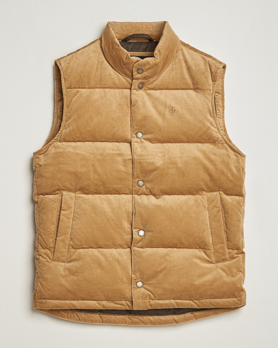 Homme | Manteaux Et Vestes | Morris | Kirkby Cord Vest Beige