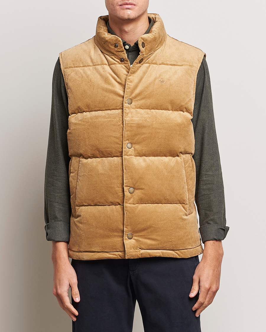 Homme | Manteaux Et Vestes | Morris | Kirkby Cord Vest Beige