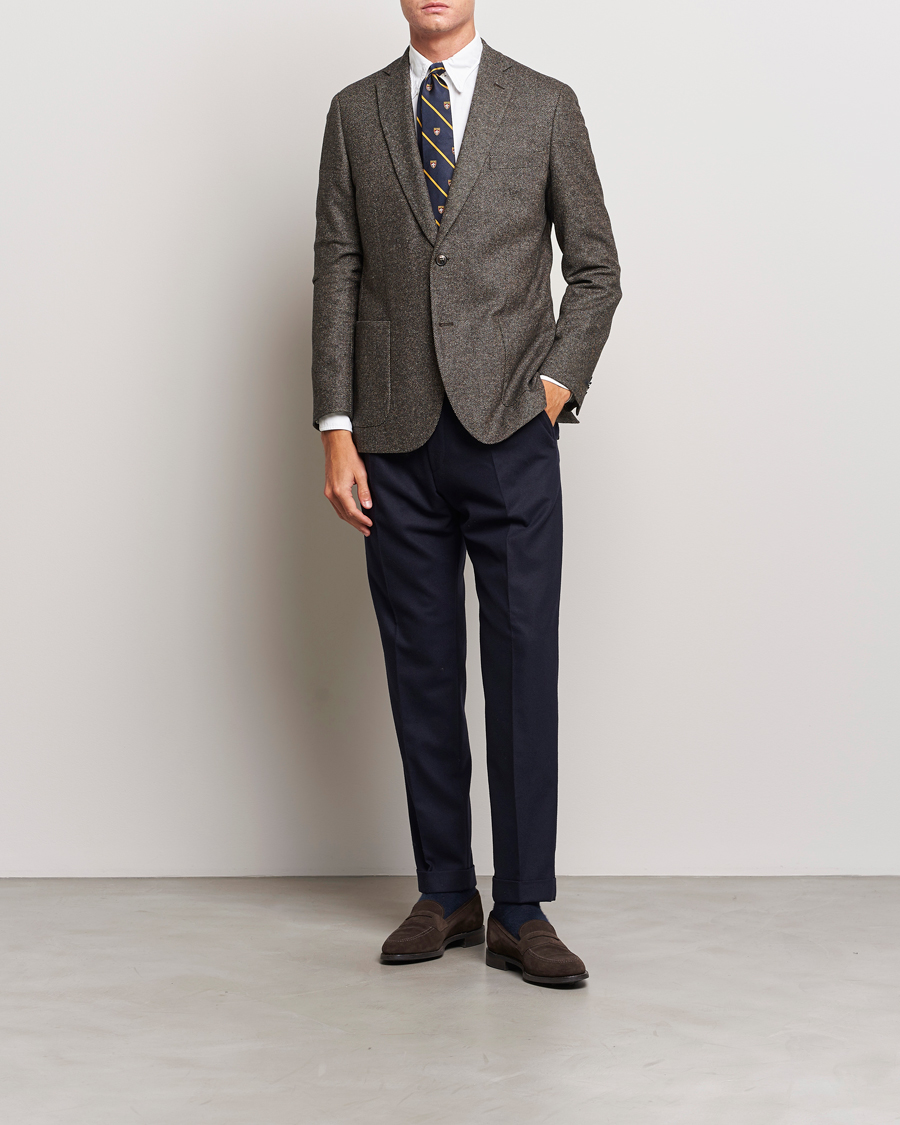 Homme | Blazers | Morris | Archie Donegal Blazer Brown