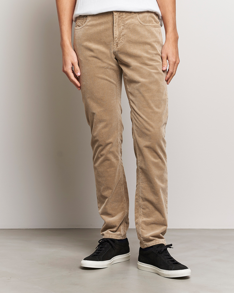 Heren | Broeken | Morris | James Corduroy 5-Pocket Pant Camel
