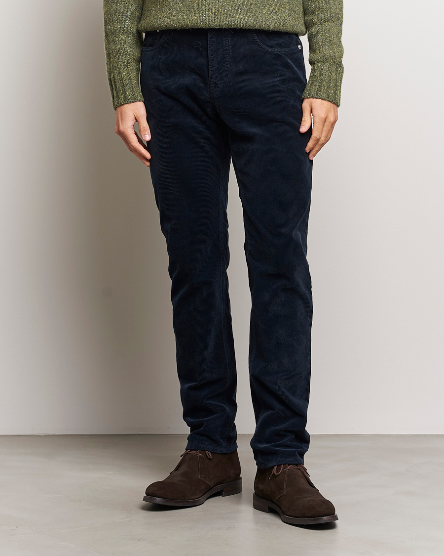 Homme | Pantalons | Morris | James Corduroy 5-Pocket Pant Navy
