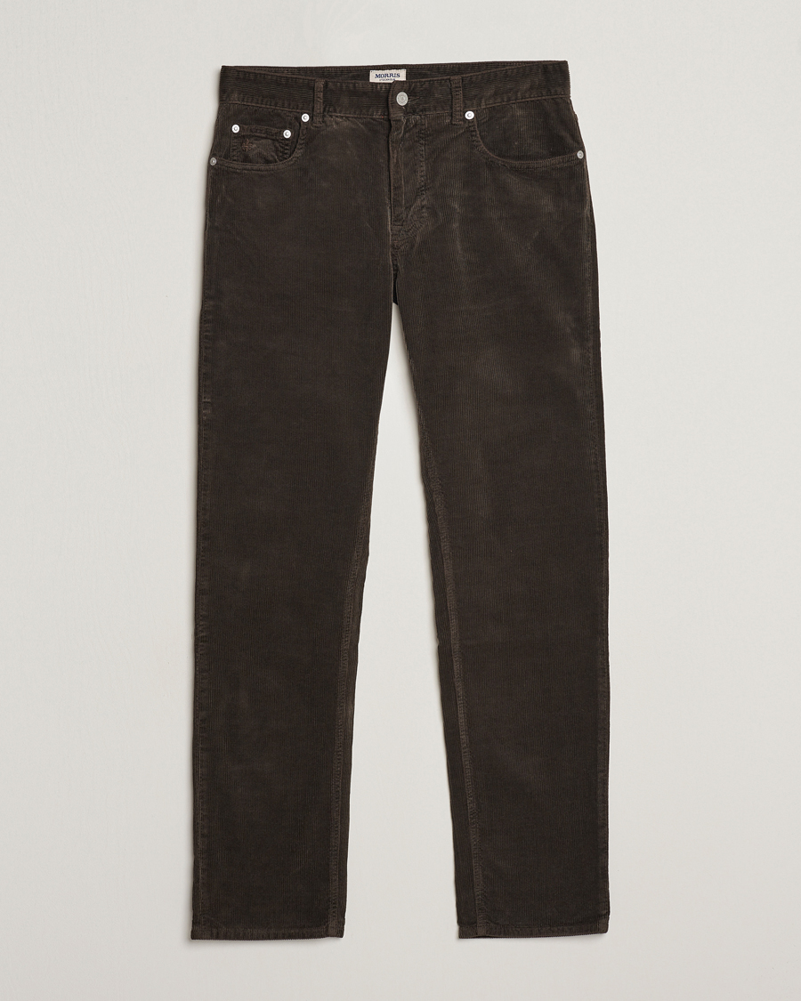 Homme | Pantalons | Morris | James Corduroy 5-Pocket Pant Dark Brown