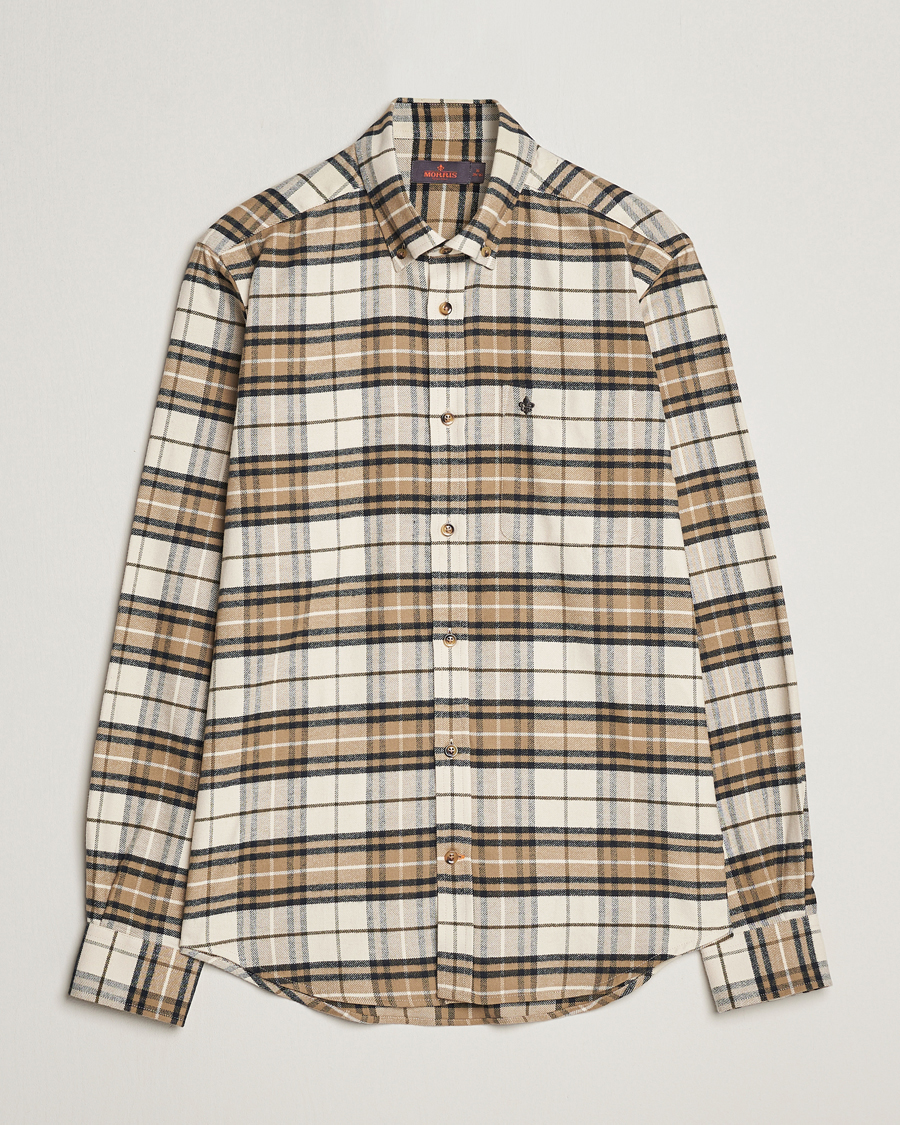 Homme | Chemises | Morris | Flanell Big Check Shirt Off White