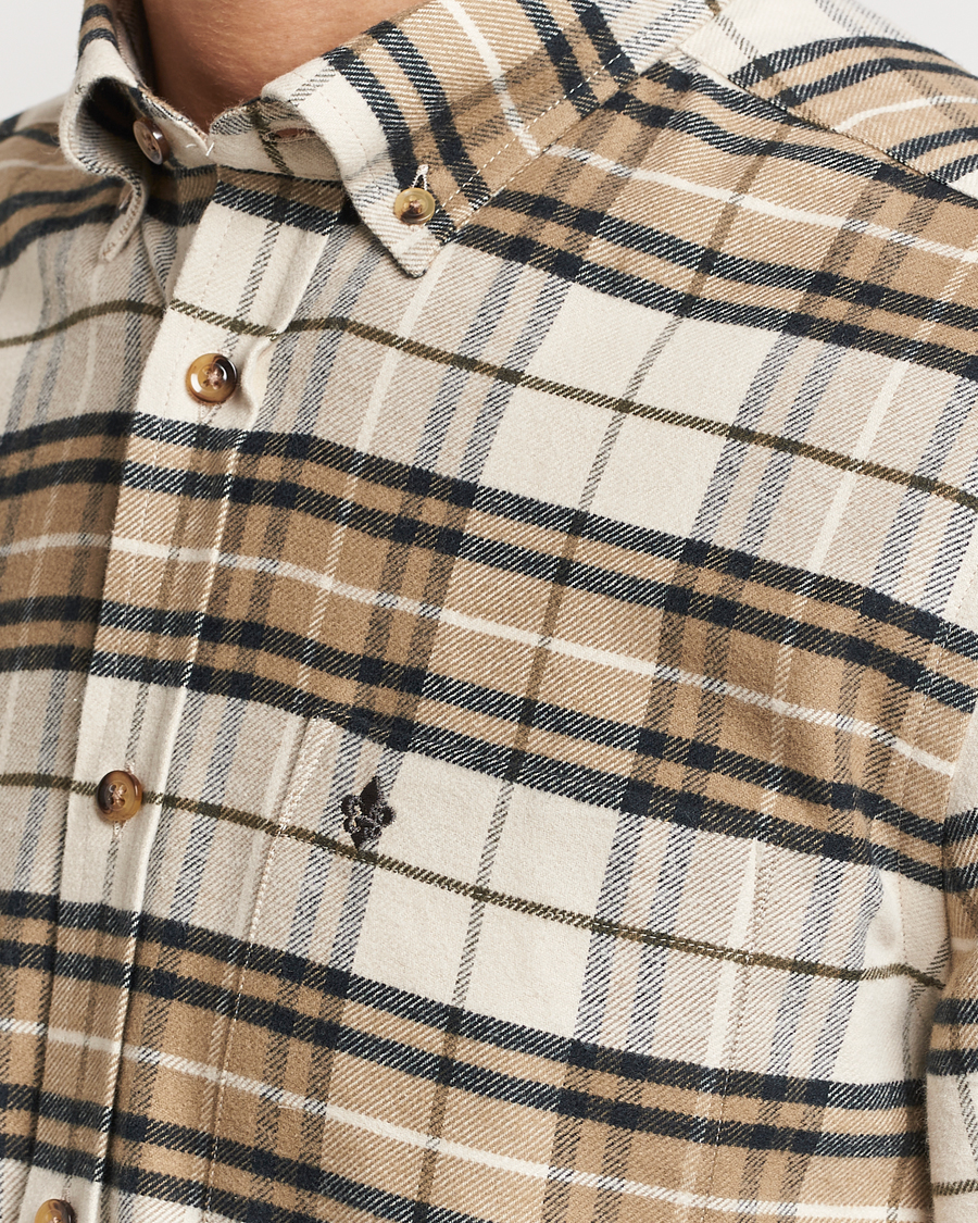 Homme | Chemises | Morris | Flanell Big Check Shirt Off White