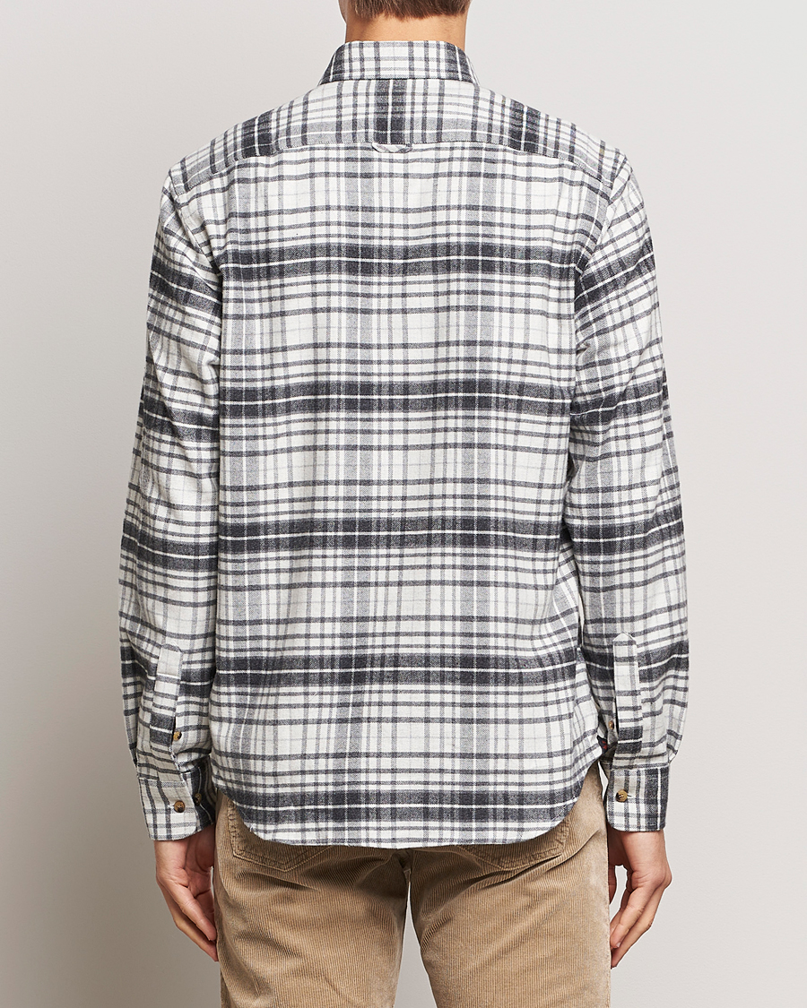 Heren | Overhemden | Morris | Flanell Big Check Shirt Grey