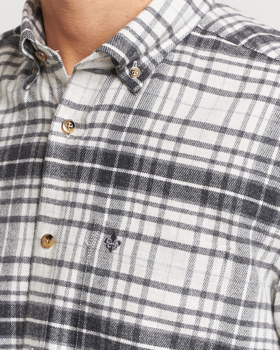 Homme | Chemises | Morris | Flanell Big Check Shirt Grey