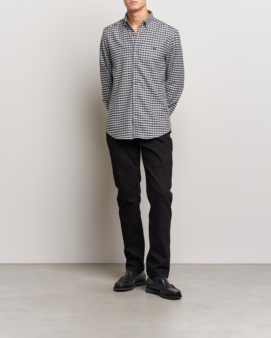 Homme | Chemises | Morris | Flanell Check Shirt Grey