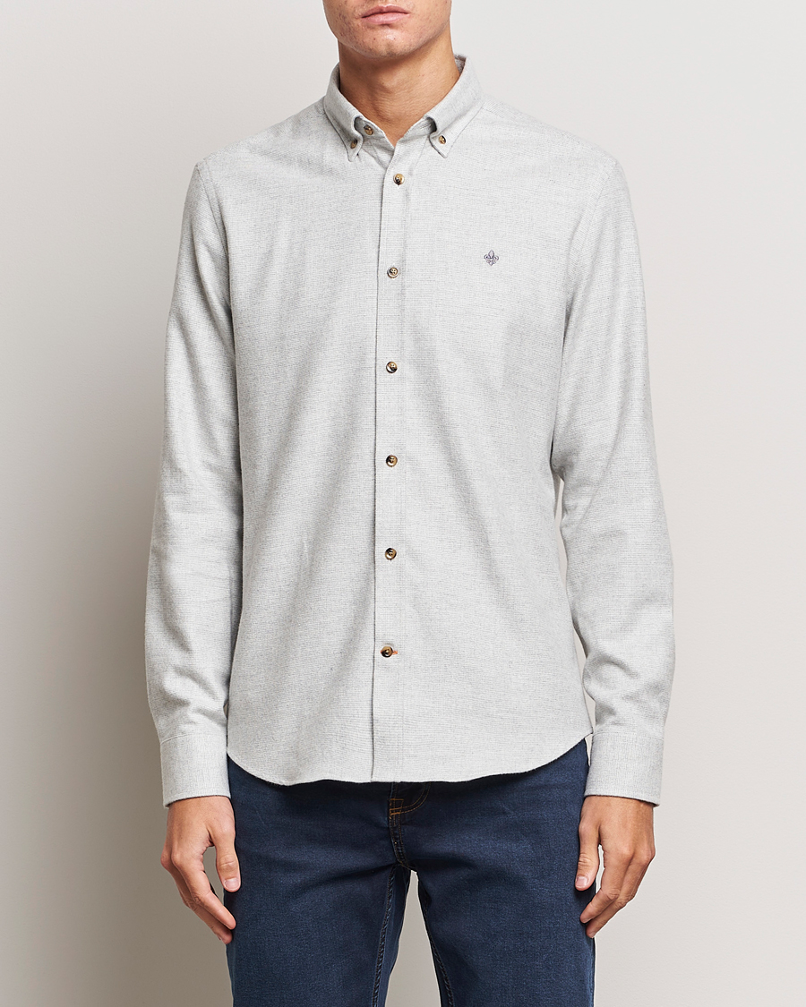 Homme | Chemises | Morris | Flanell Check Shirt Grey