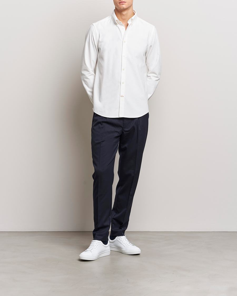 Homme | Chemises | Morris | Douglas Corduroy Shirt Off White