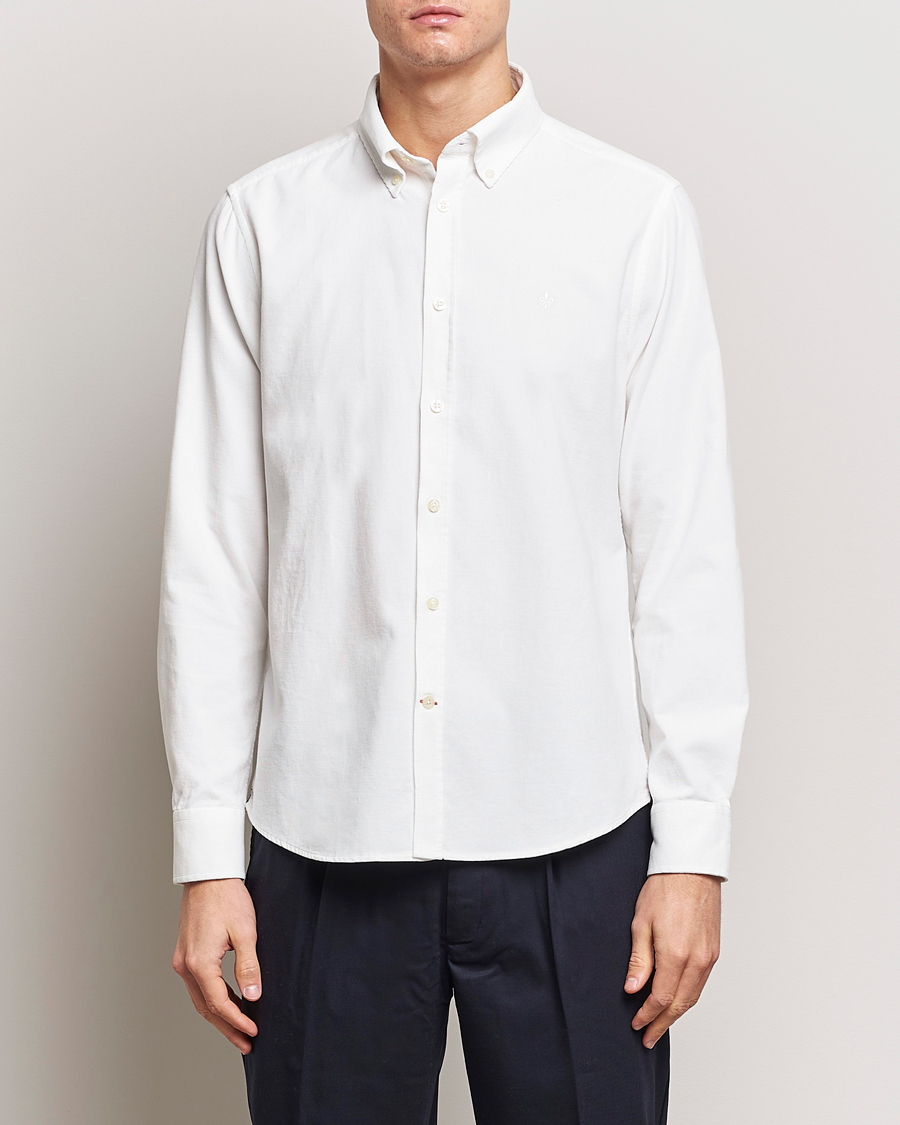 Homme | Chemises | Morris | Douglas Corduroy Shirt Off White