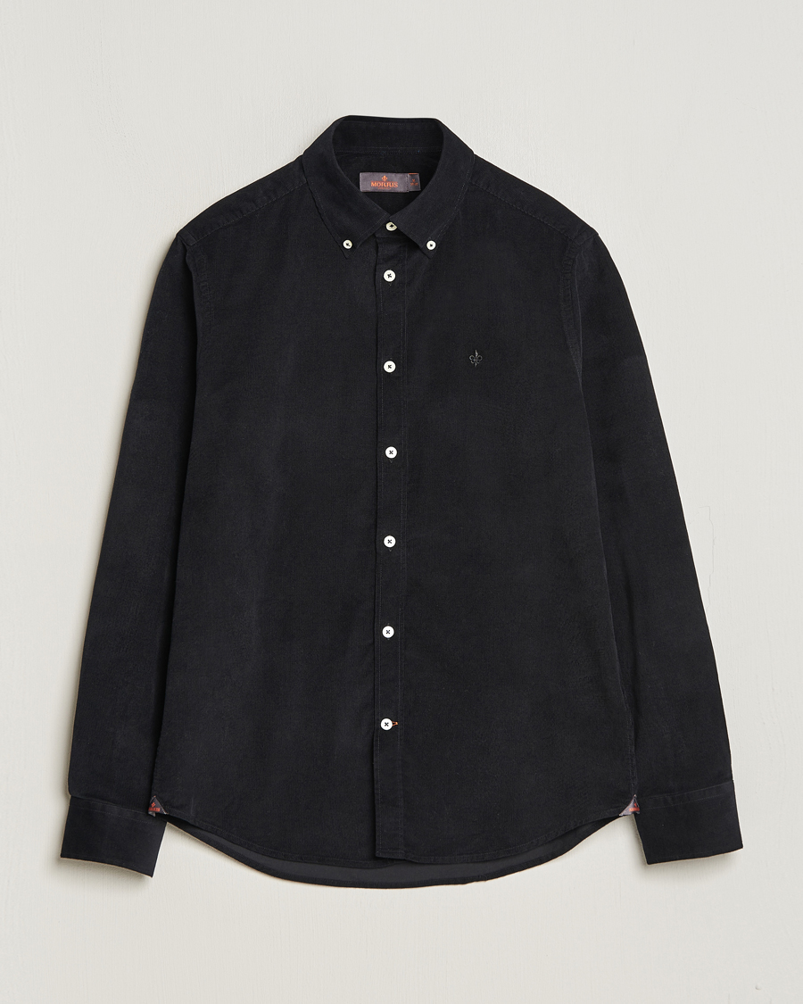 Homme | Chemises | Morris | Douglas Corduroy Shirt Black
