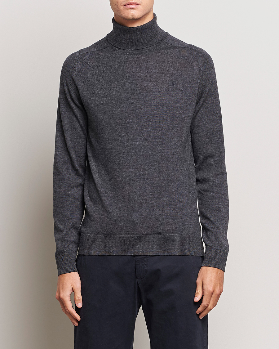 Homme | Pulls Et Tricots | Morris | Merino Rollneck Grey Melange