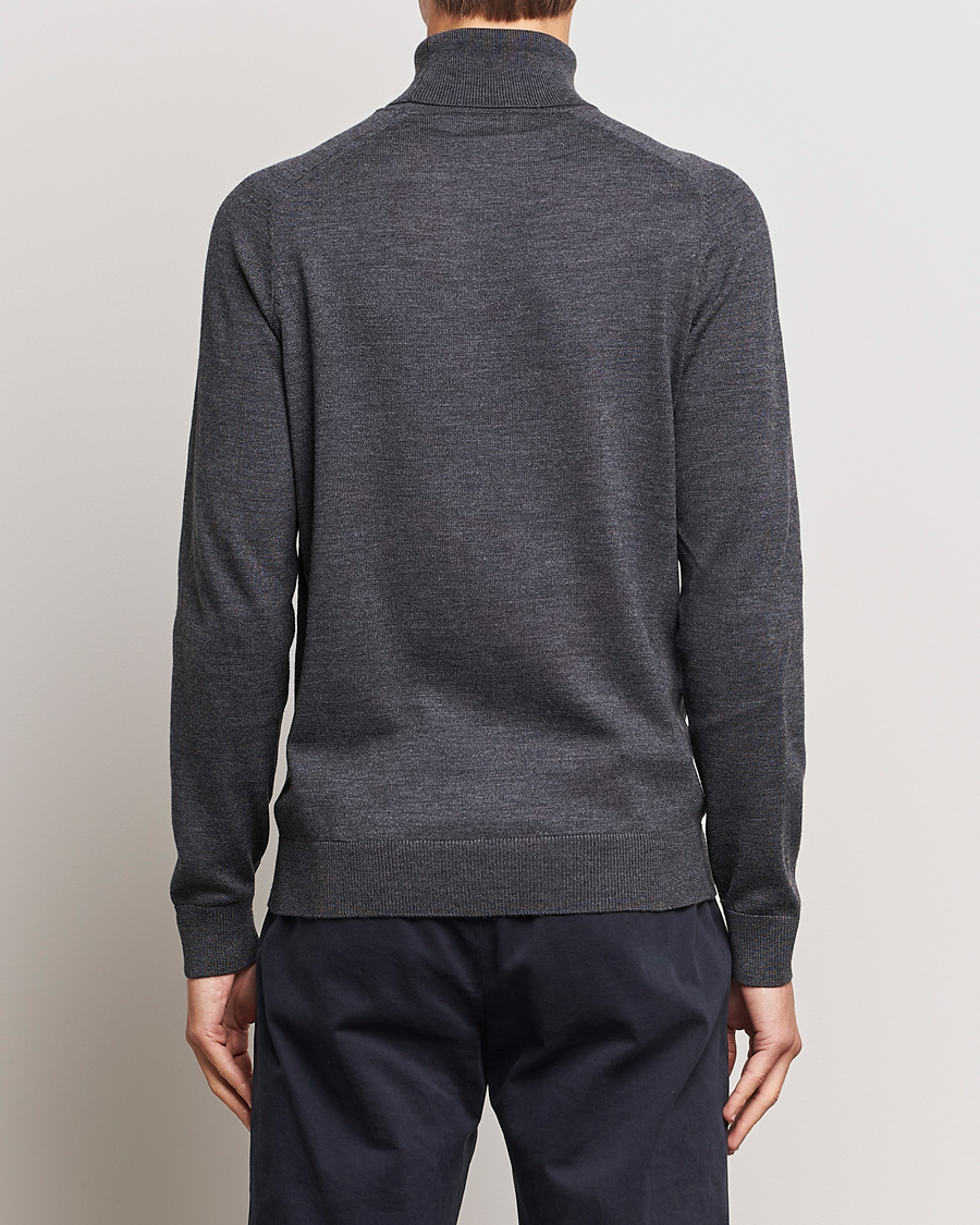 Homme | Pulls Et Tricots | Morris | Merino Rollneck Grey Melange