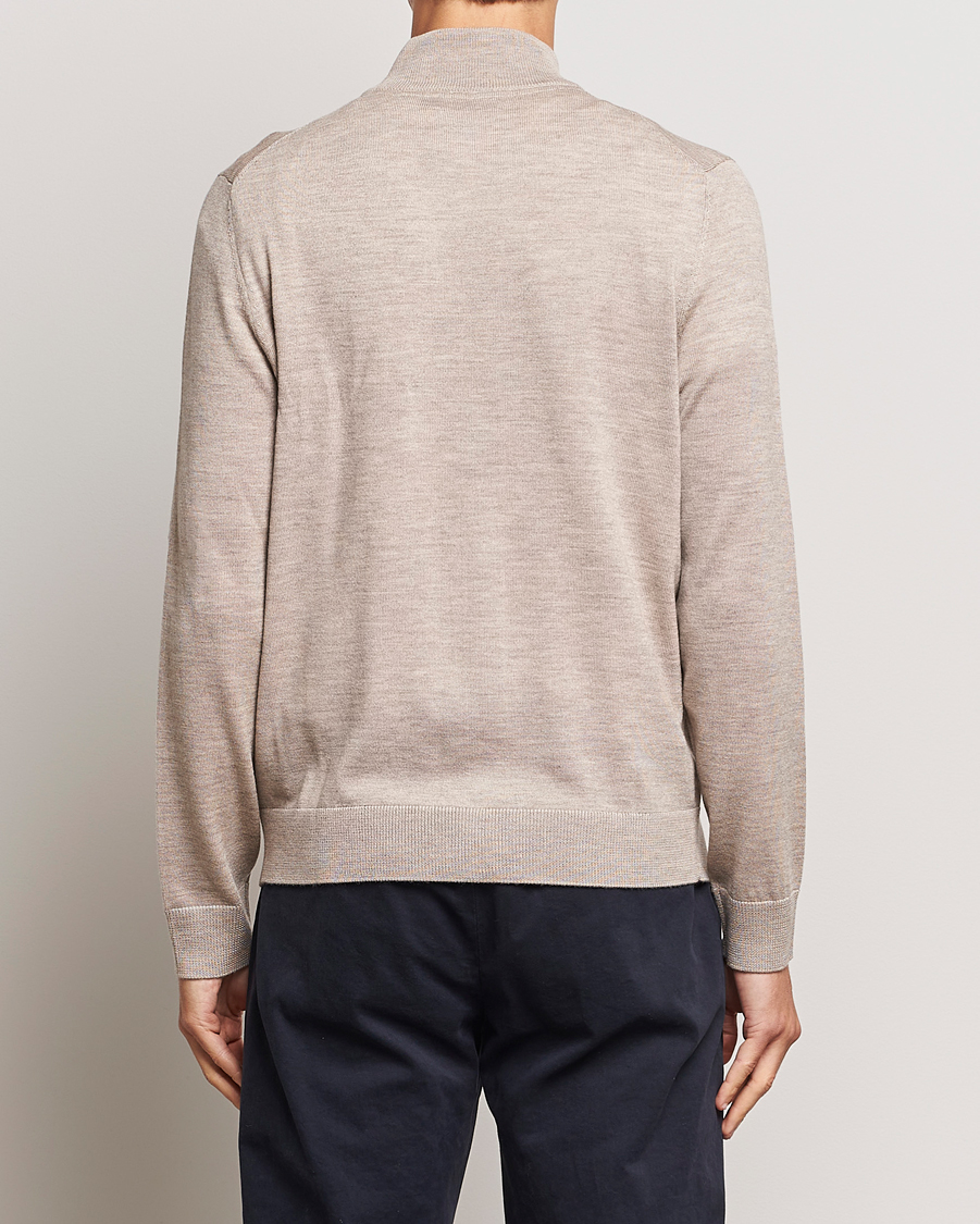 Homme | Pulls Et Tricots | Morris | Merino Zip Cardigan Khaki