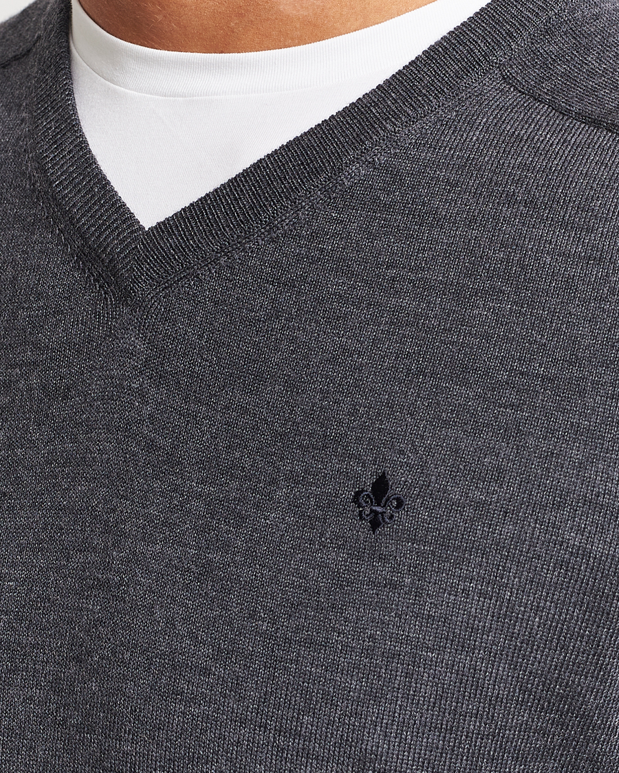 Homme | Pulls Et Tricots | Morris | Merino V-neck Grey