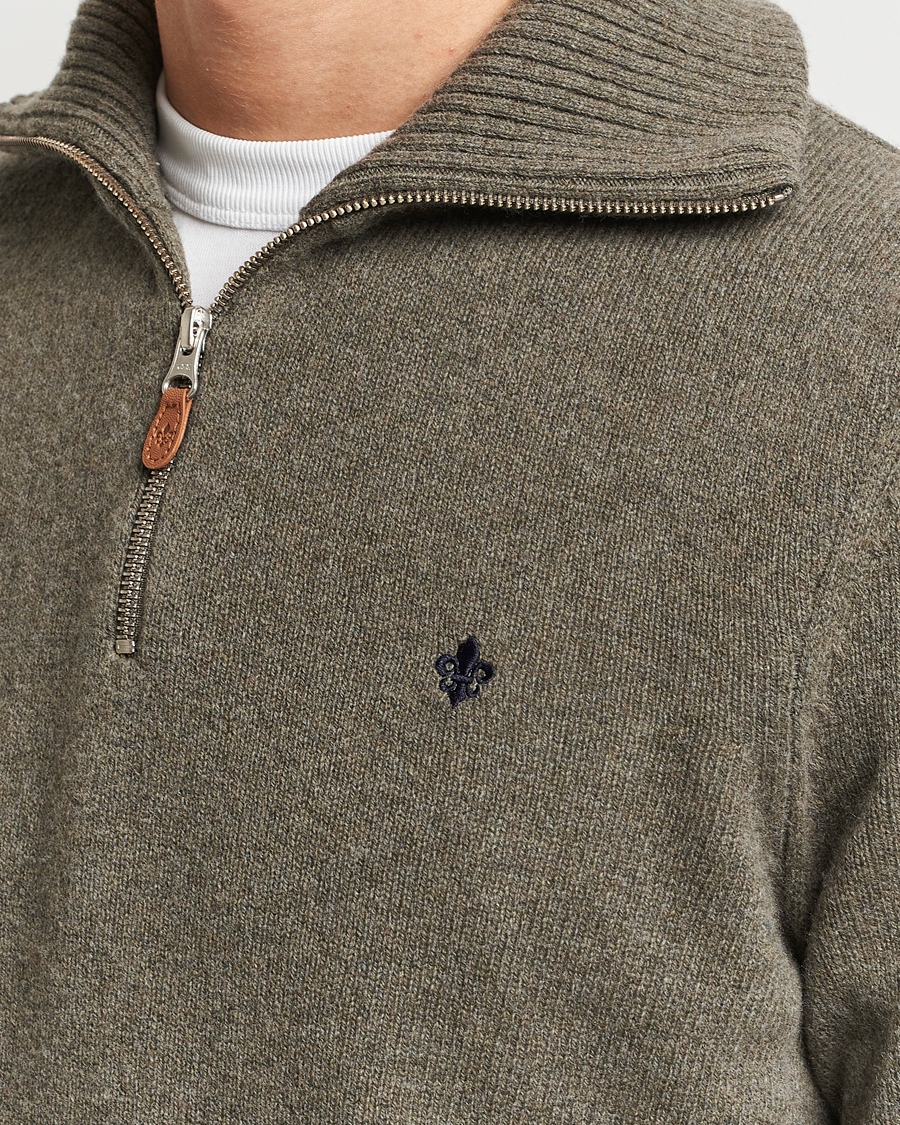 Homme | Pulls Et Tricots | Morris | Newton Half Zip Olive