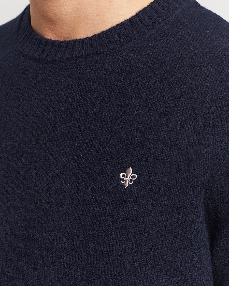 Heren | Truien | Morris | Newton Crew Neck Navy