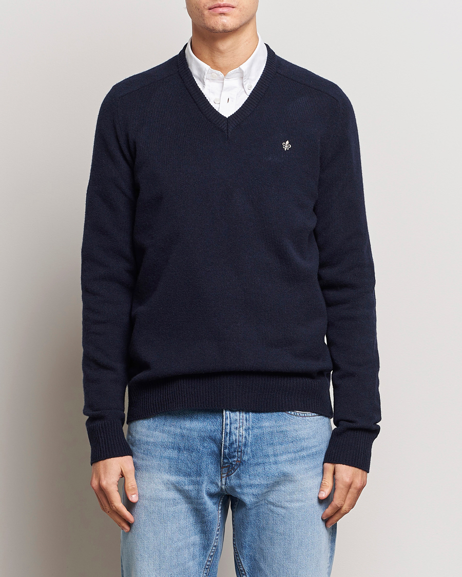 Homme | Pulls Et Tricots | Morris | Newton V-neck Navy