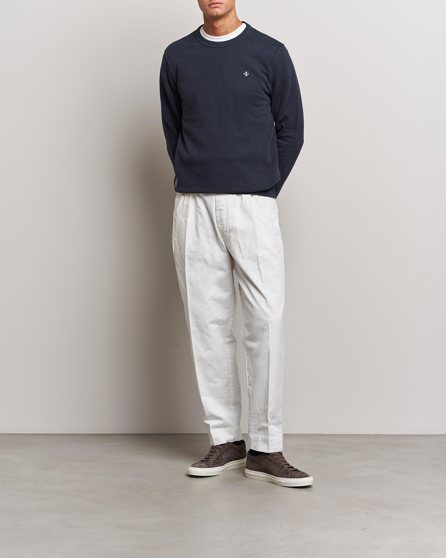 Heren | Truien | Morris | Brandon Lily Sweatshirt Old Blue