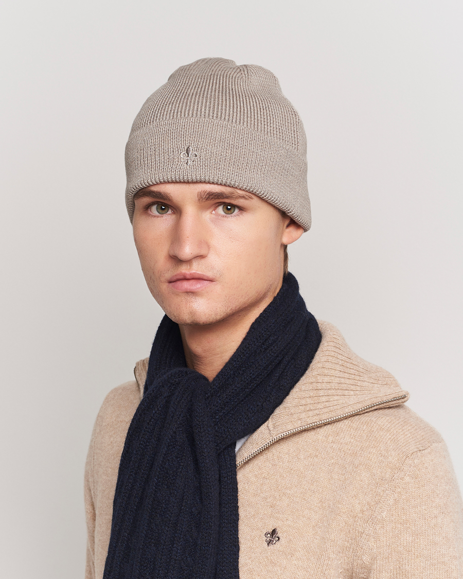 Homme | Morris Wells Beanie Khaki | Morris | Wells Beanie Khaki