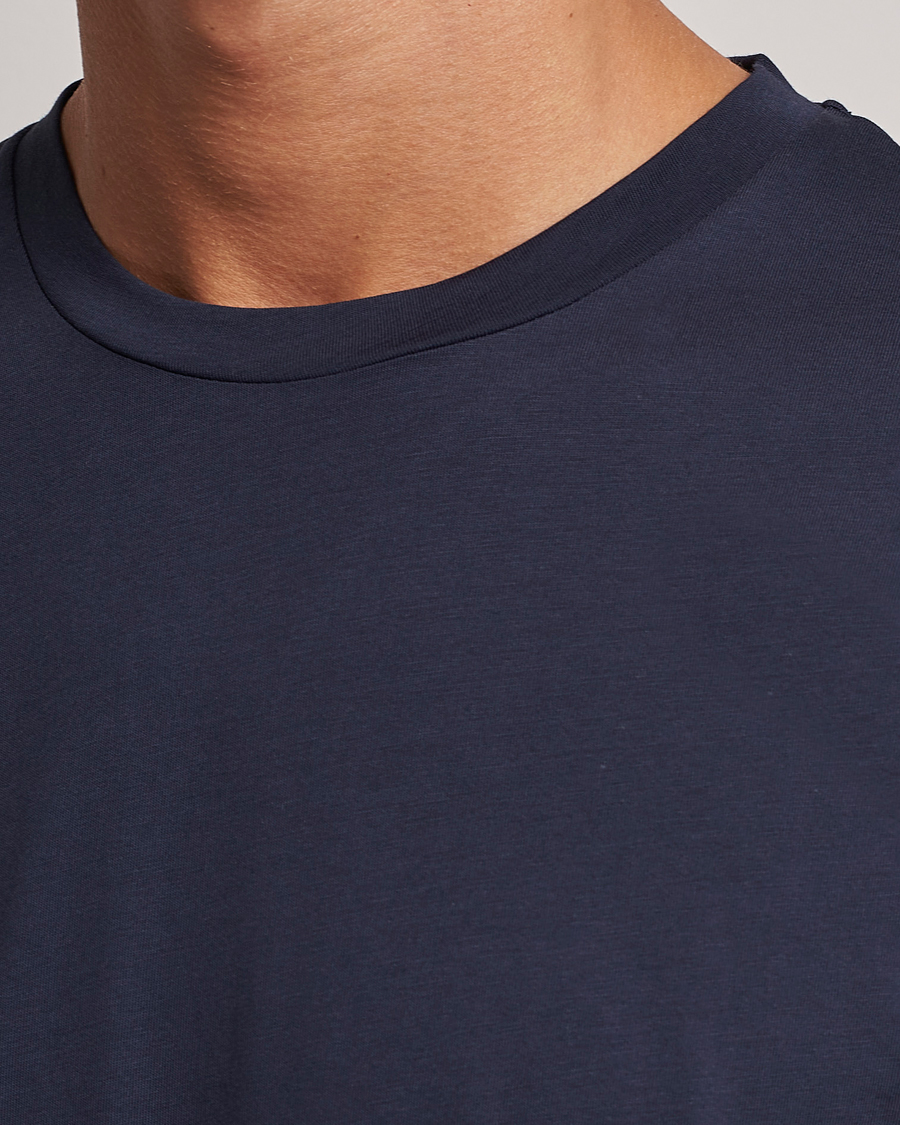 Homme | T-shirts | Sunspel | Riviera Midweight T-Shirt Navy