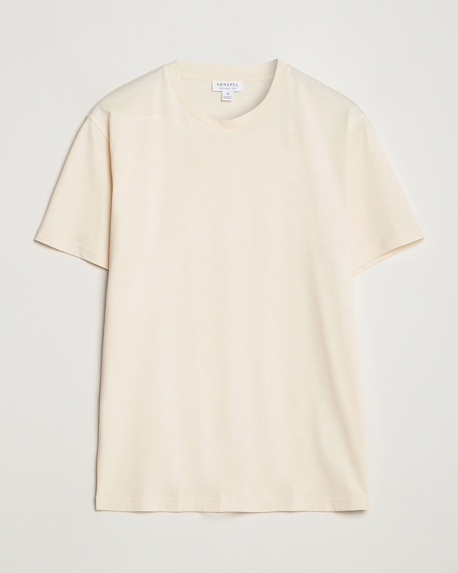 Homme | T-shirts | Sunspel | Riviera Midweight Tee Undyed
