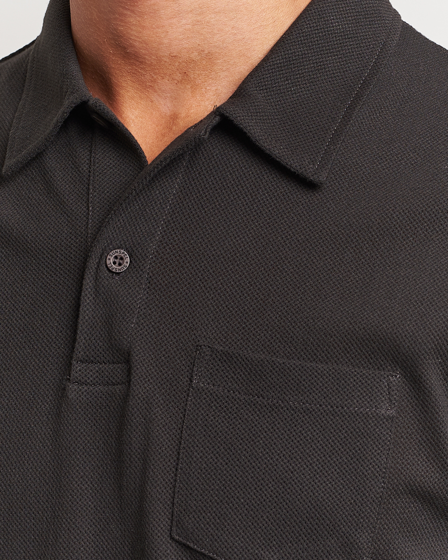 Heren | Polo's | Sunspel | Riviera Polo Shirt Coffe