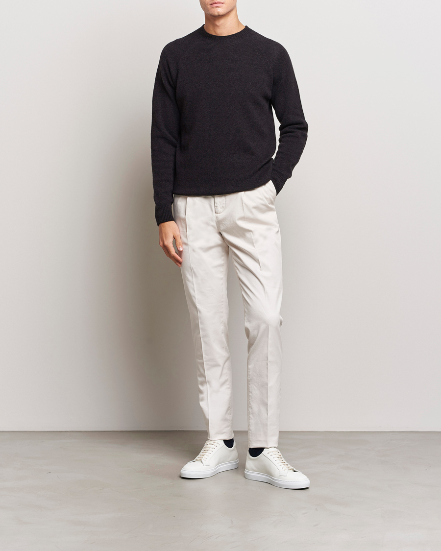 Homme | Pulls Et Tricots | Sunspel | Lambswool Crewneck Coffee Twist