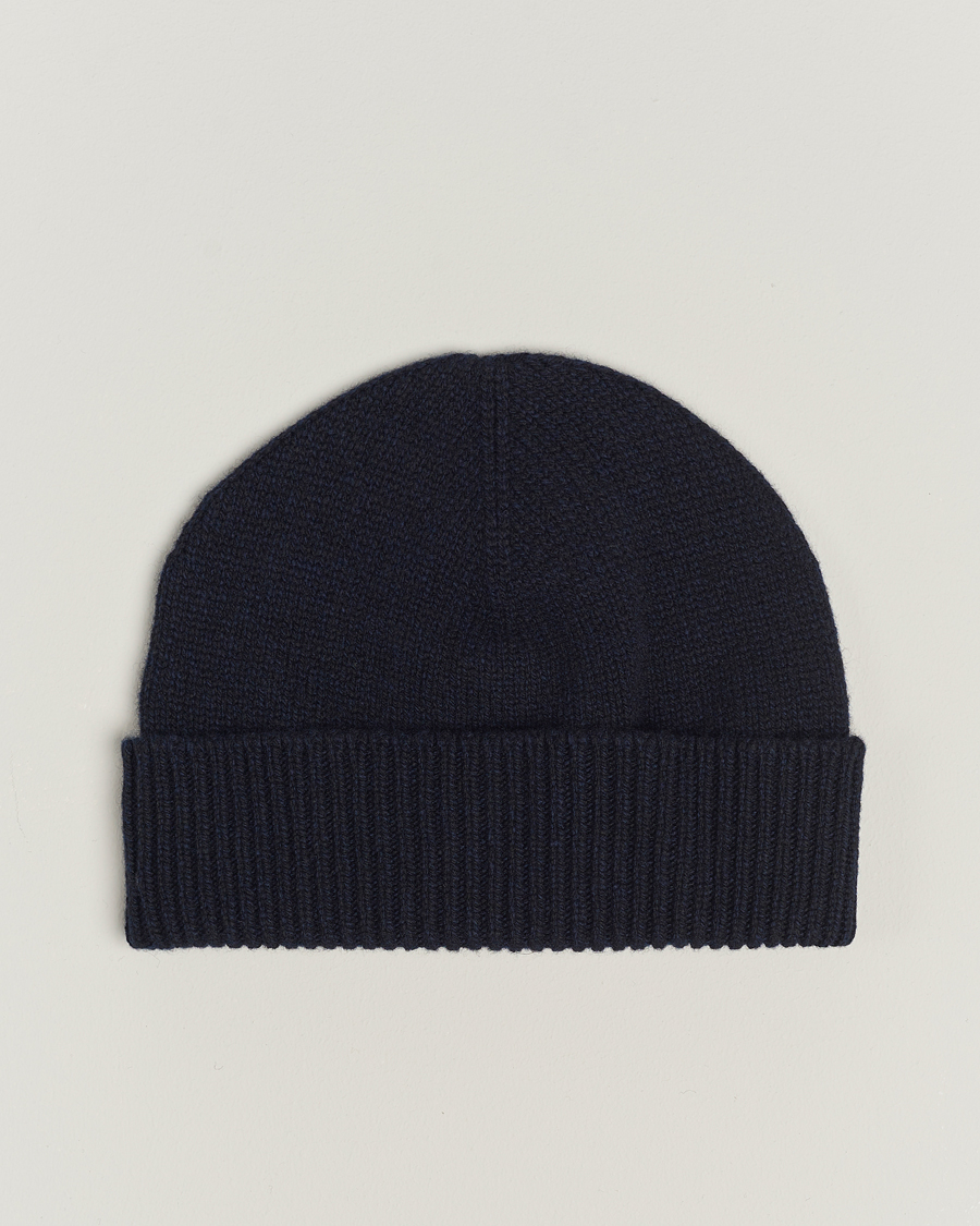 Heren | Sunspel Lambswool Hat Dark Navy | Sunspel | Lambswool Hat Dark Navy
