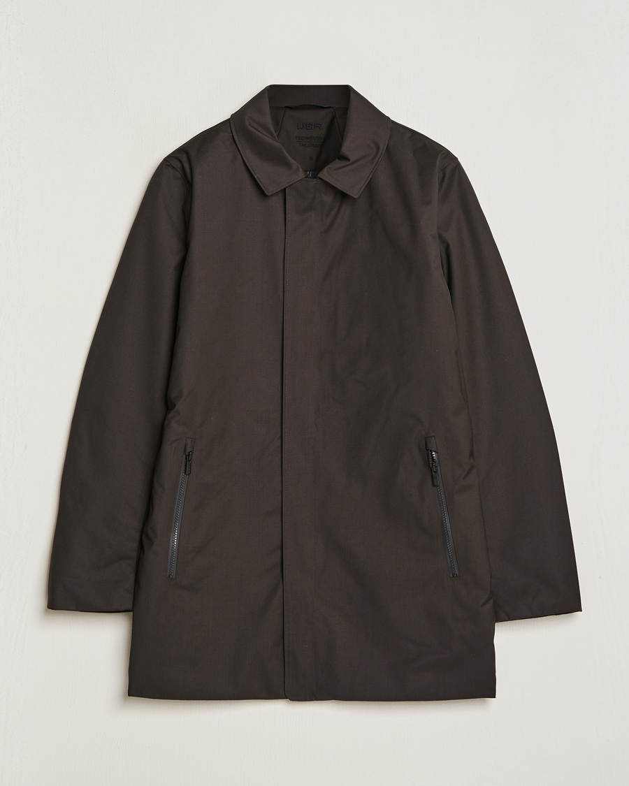 Homme | Manteaux Et Vestes | UBR | Regulator Coat Savile Dark Brown Wool