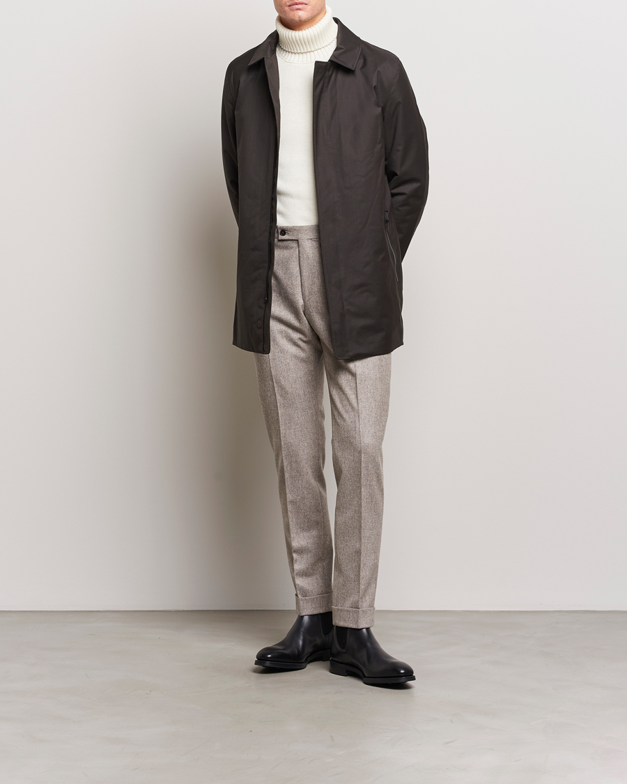 Homme | Manteaux Et Vestes | UBR | Regulator Coat Savile Dark Brown Wool