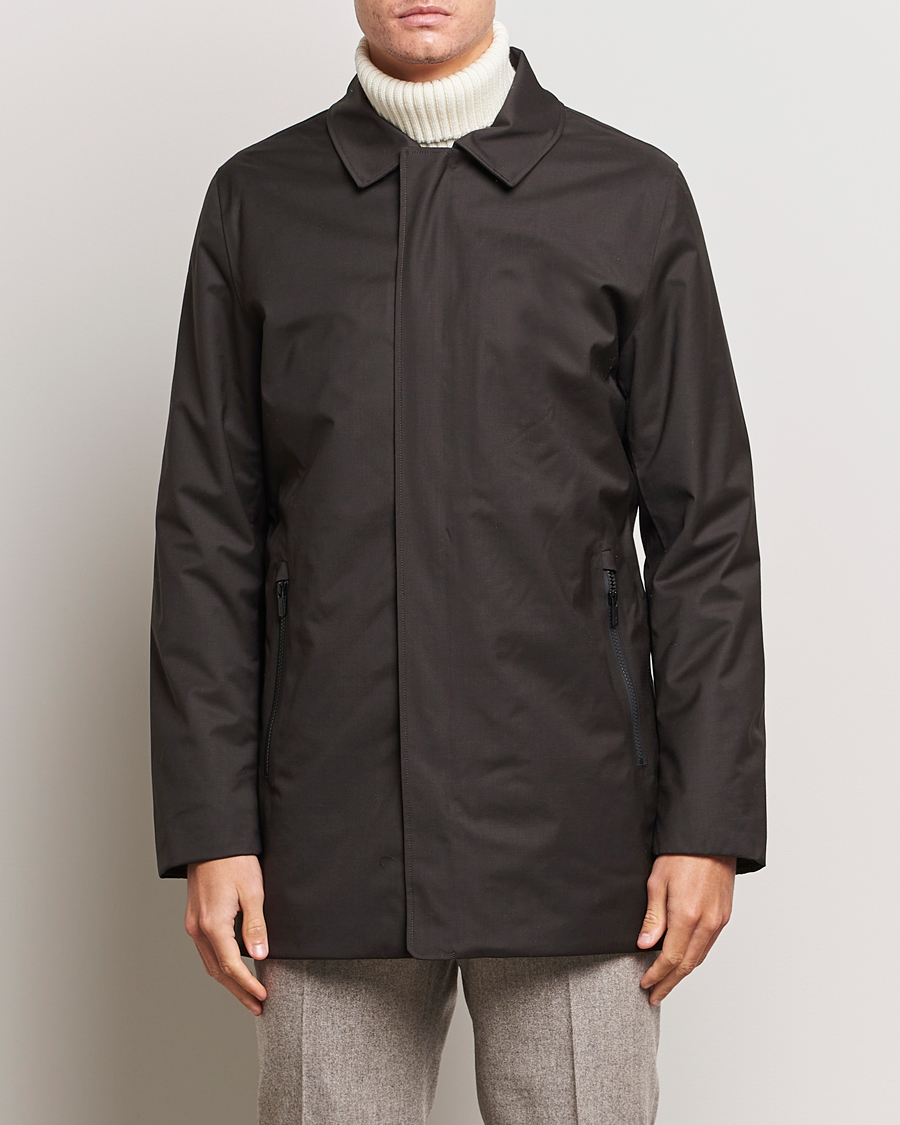 Homme | Manteaux Et Vestes | UBR | Regulator Coat Savile Dark Brown Wool