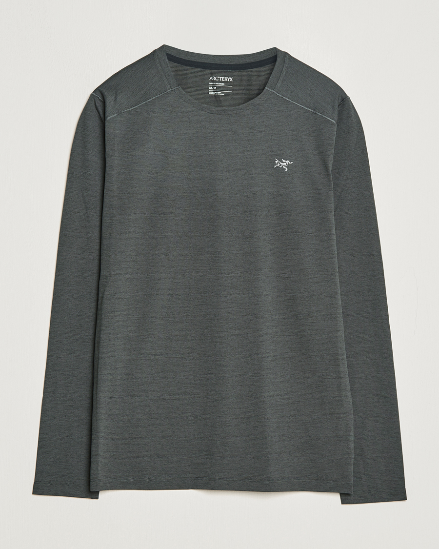 Homme | T-shirts | Arc'teryx | Cormac Long Sleeve T-Shirt Black Heather