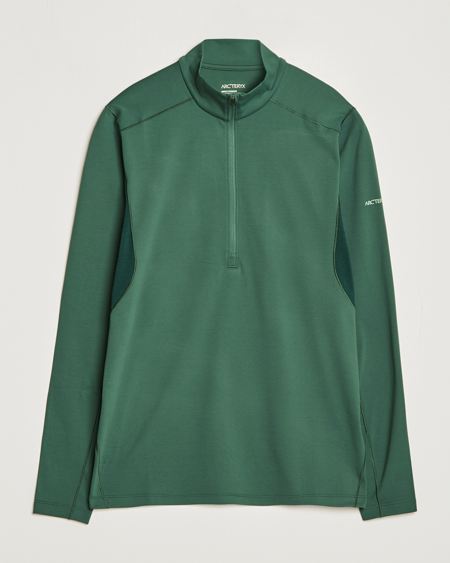 Homme | Pulls Et Tricots | Arc'teryx | Rho Hybrid Half-Zip Boxcar Green
