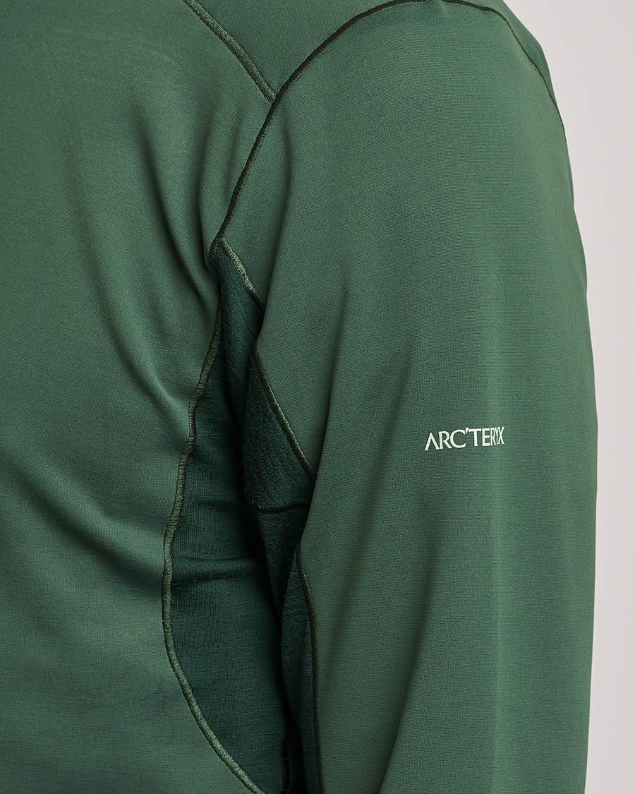 Homme | Pulls Et Tricots | Arc'teryx | Rho Hybrid Half-Zip Boxcar Green