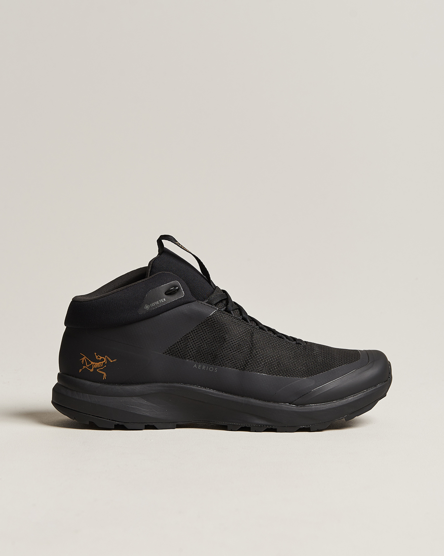 Heren | Arc'teryx Aerios FL Mid GoreTex Boots Black | Arc'teryx | Aerios FL Mid GoreTex Boots Black