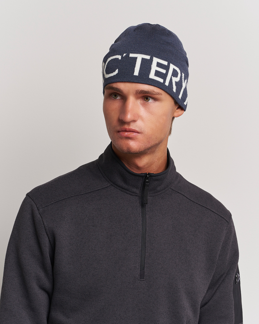 Heren | Arc'teryx Word Head Toque Hat Black Sapphire | Arc'teryx | Word Head Toque Hat Black Sapphire