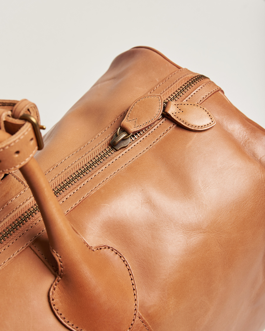 Heren | Polo Ralph Lauren Heritage Leather Dufflebag Tan | Polo Ralph Lauren | Heritage Leather Dufflebag Tan