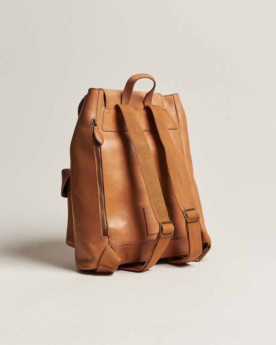 Homme | Polo Ralph Lauren Heritage Leather Backpack Tan | Polo Ralph Lauren | Heritage Leather Backpack Tan