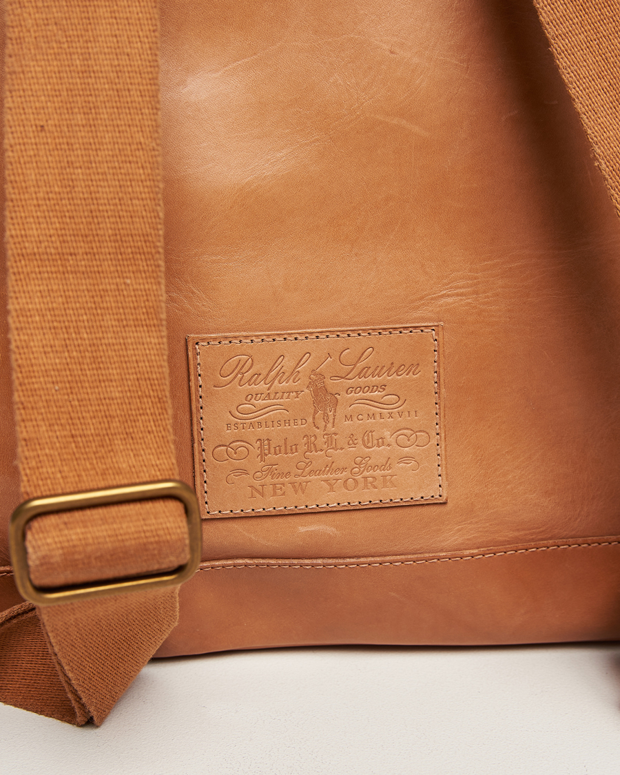 Homme | Polo Ralph Lauren Heritage Leather Backpack Tan | Polo Ralph Lauren | Heritage Leather Backpack Tan