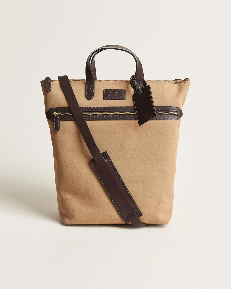 Homme | Polo Ralph Lauren Canvas Totebag Tan | Polo Ralph Lauren | Canvas Totebag Tan