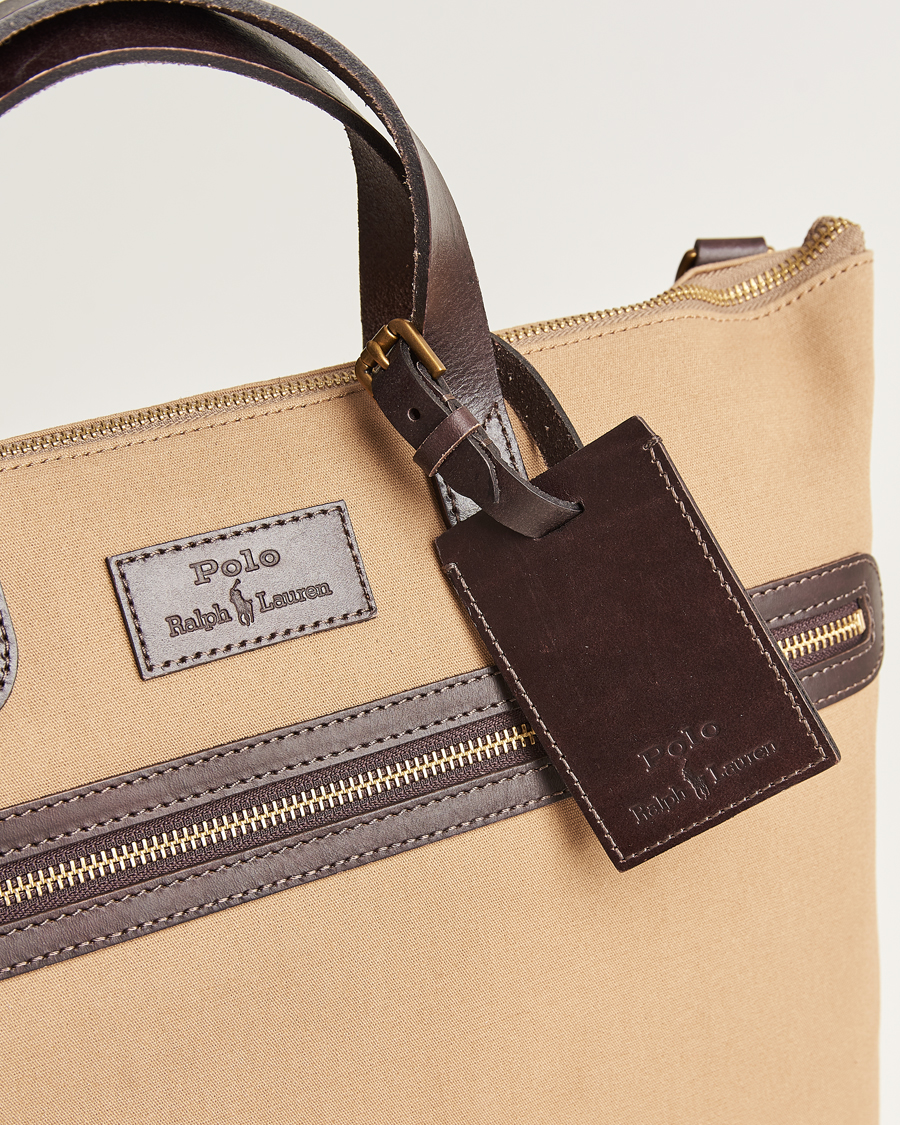 Homme | Polo Ralph Lauren Canvas Totebag Tan | Polo Ralph Lauren | Canvas Totebag Tan