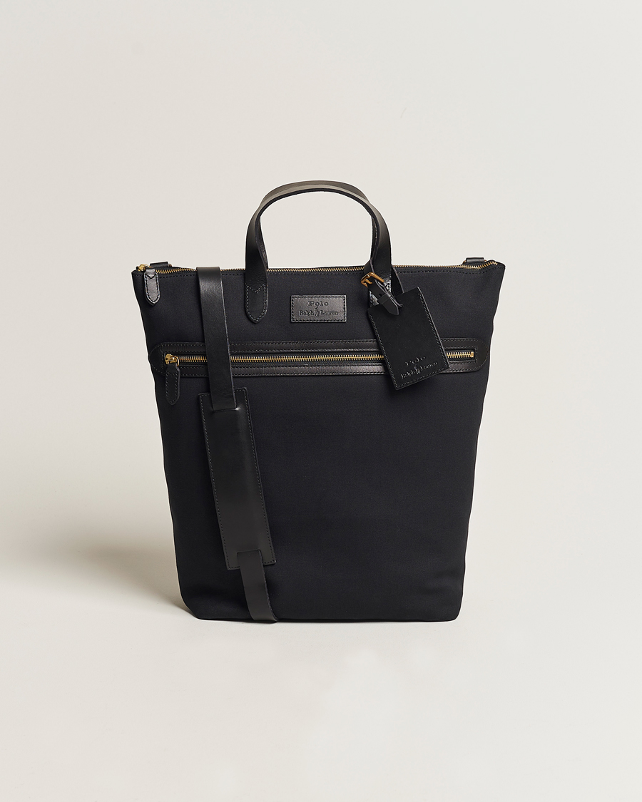 Homme | Polo Ralph Lauren Canvas Totebag Black | Polo Ralph Lauren | Canvas Totebag Black