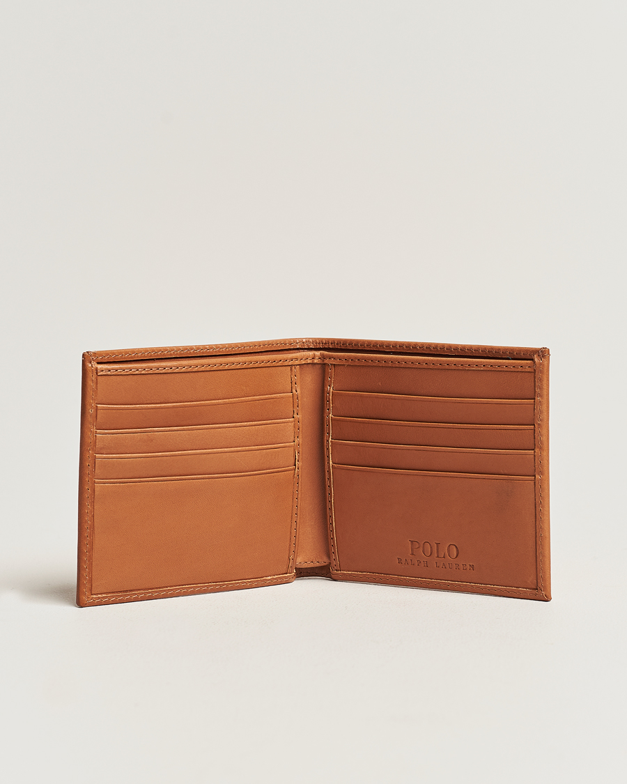Homme | Polo Ralph Lauren Heritage Letaher Billfold Wallet Tan | Polo Ralph Lauren | Heritage Letaher Billfold Wallet Tan