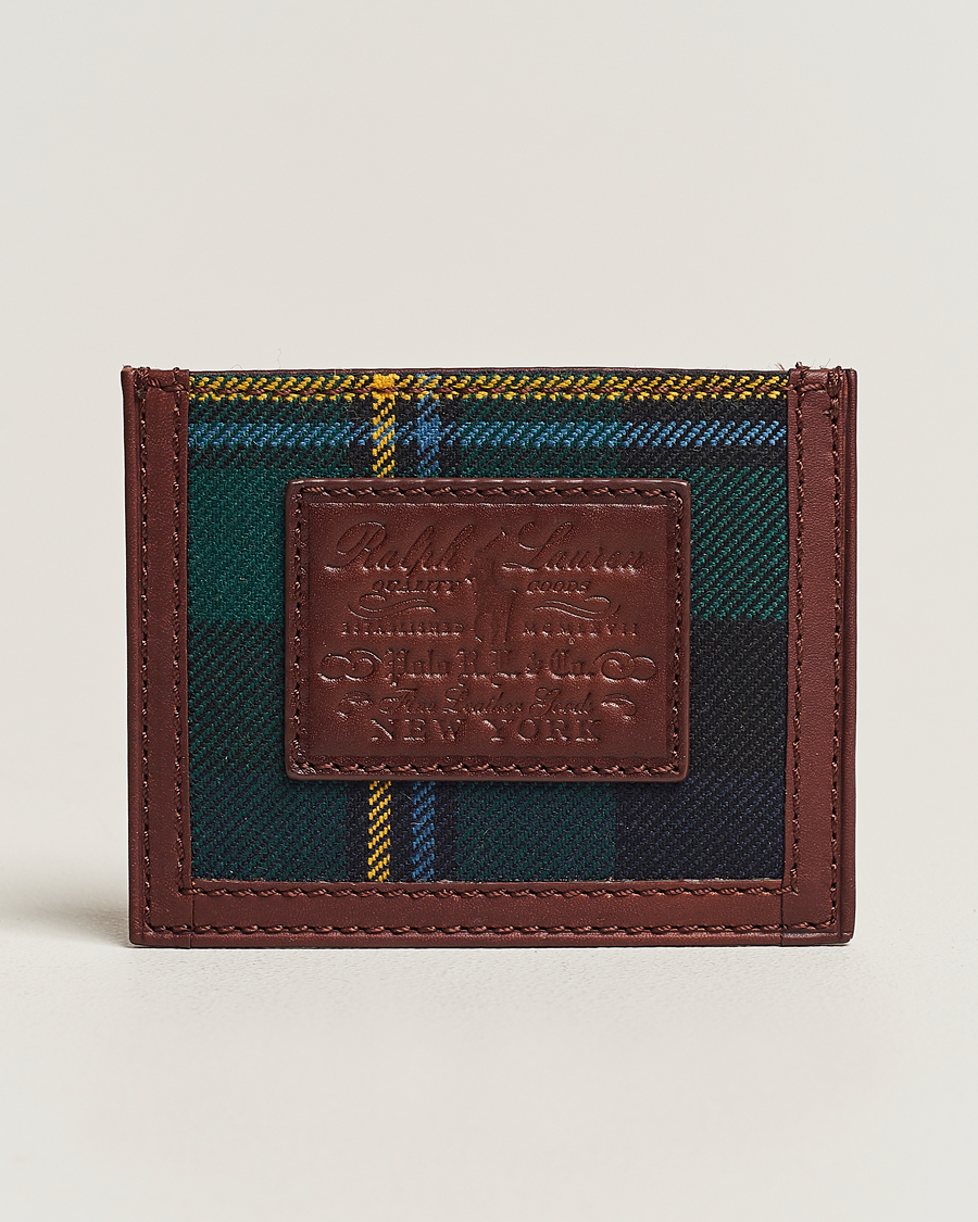 Homme | Polo Ralph Lauren Leather Card Case Tartan | Polo Ralph Lauren | Leather Card Case Tartan