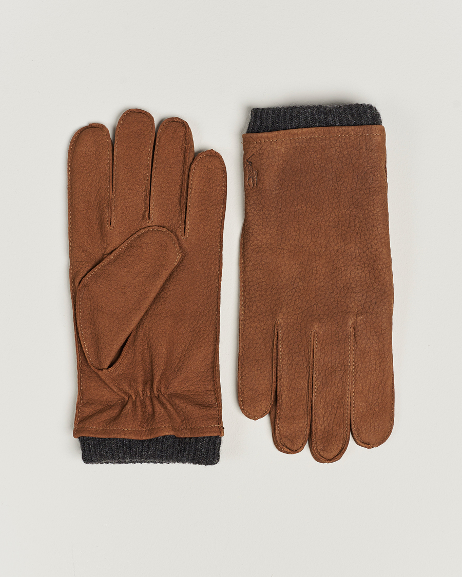 Homme | Polo Ralph Lauren Leather Gloves Tan | Polo Ralph Lauren | Leather Gloves Tan